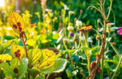 doenças em plantas