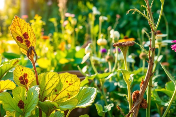 doenças em plantas