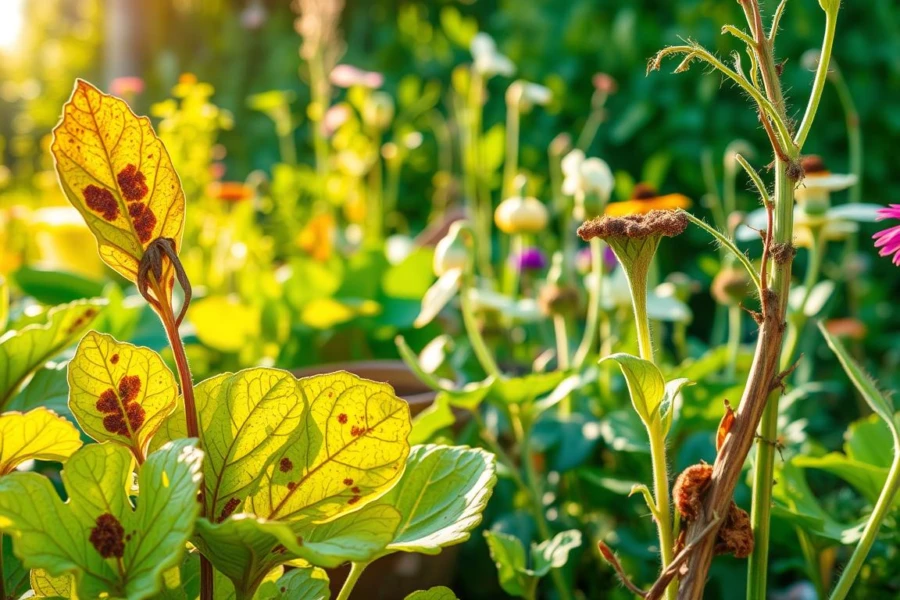 doenças em plantas